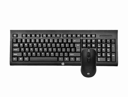 [1QW64AA#UUF] Kit Clavier Et Souris HP KM100 filaire ergonomique Qwerty USB