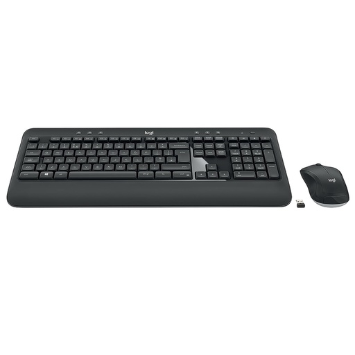 [920-008684] Kit clavier souris sans fil LOGITECH MK540 Advanced, UK (Qwerty), Noir